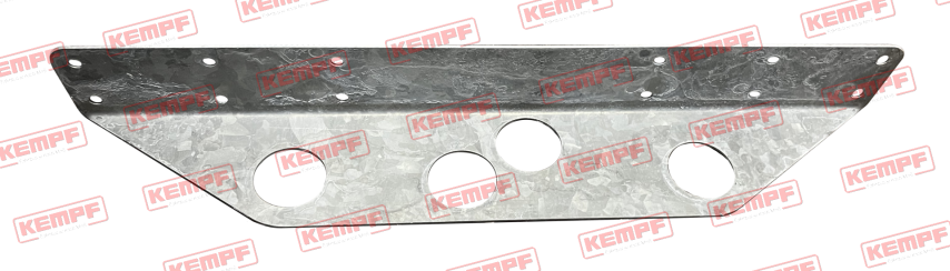 146077 Kempf Halter f. Schaufel u. Besen, Unterteil, anschraubbar an Laufsteg